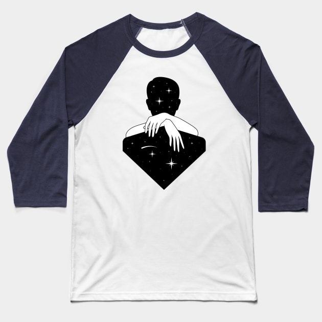 Cosmic Lovers Baseball T-Shirt by Woah_Jonny